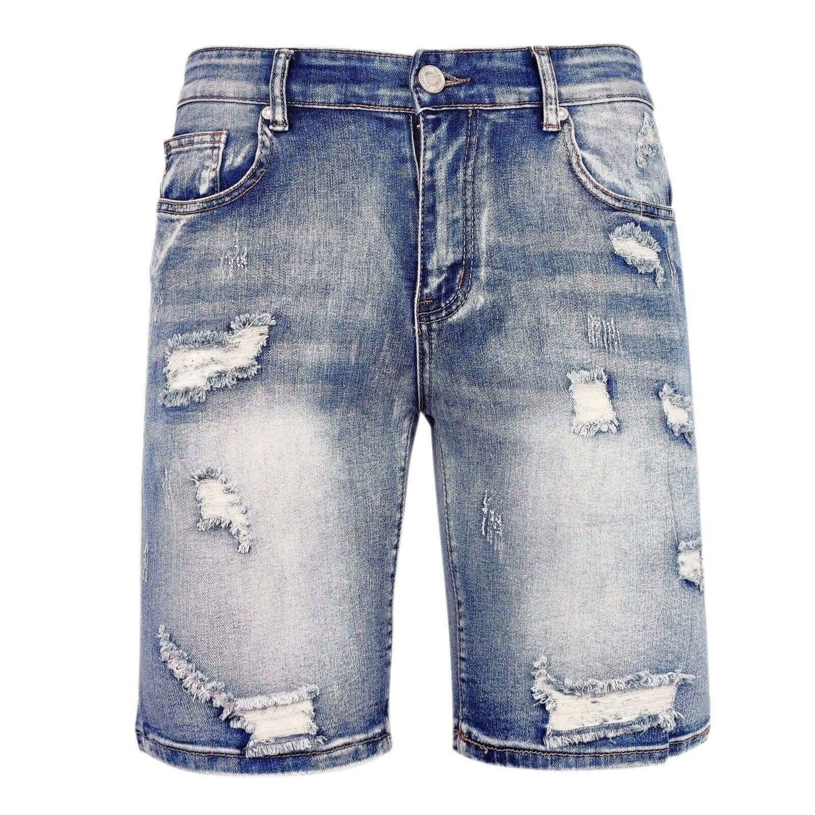 Bermuda Jeans Strappato