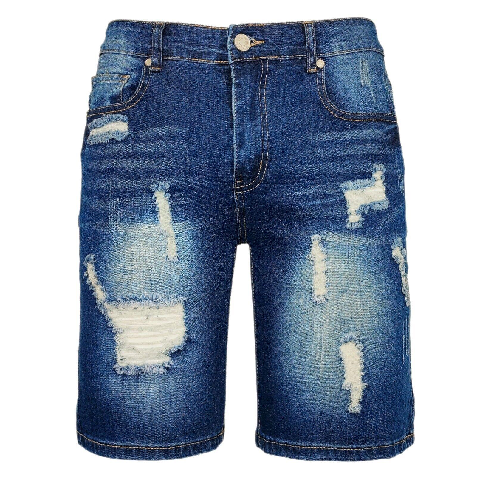 Bermuda Jeans Strappato
