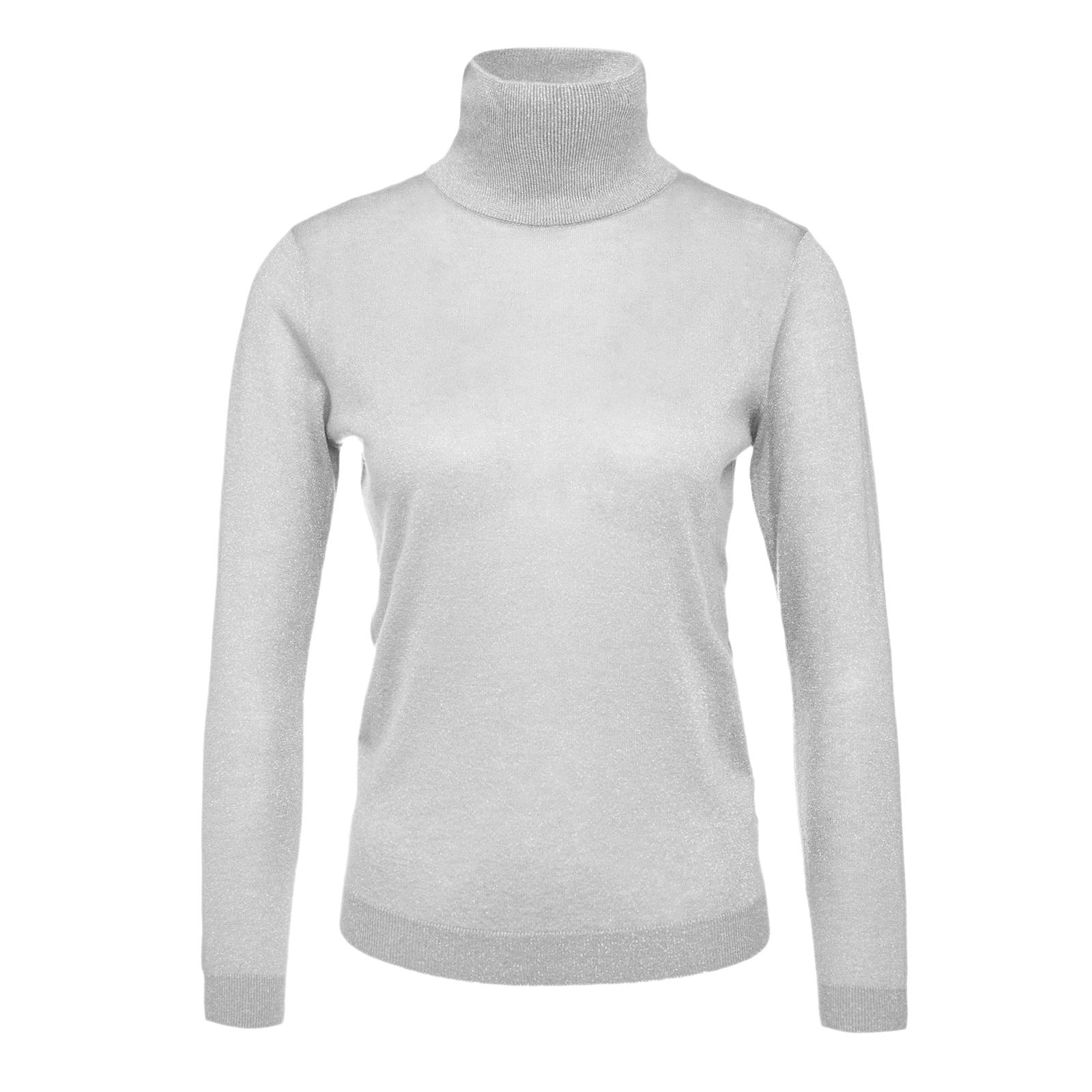 Maglione Lurex collo alto