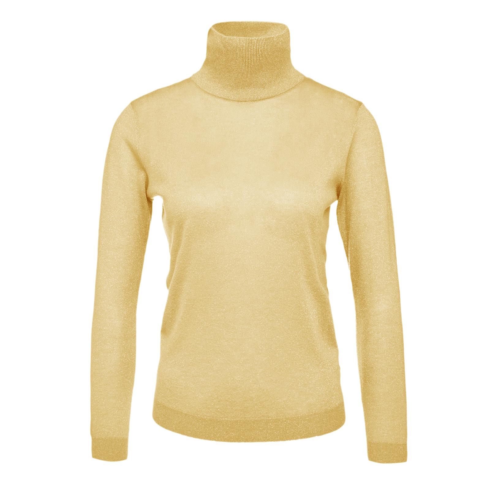 Maglione Lurex collo alto