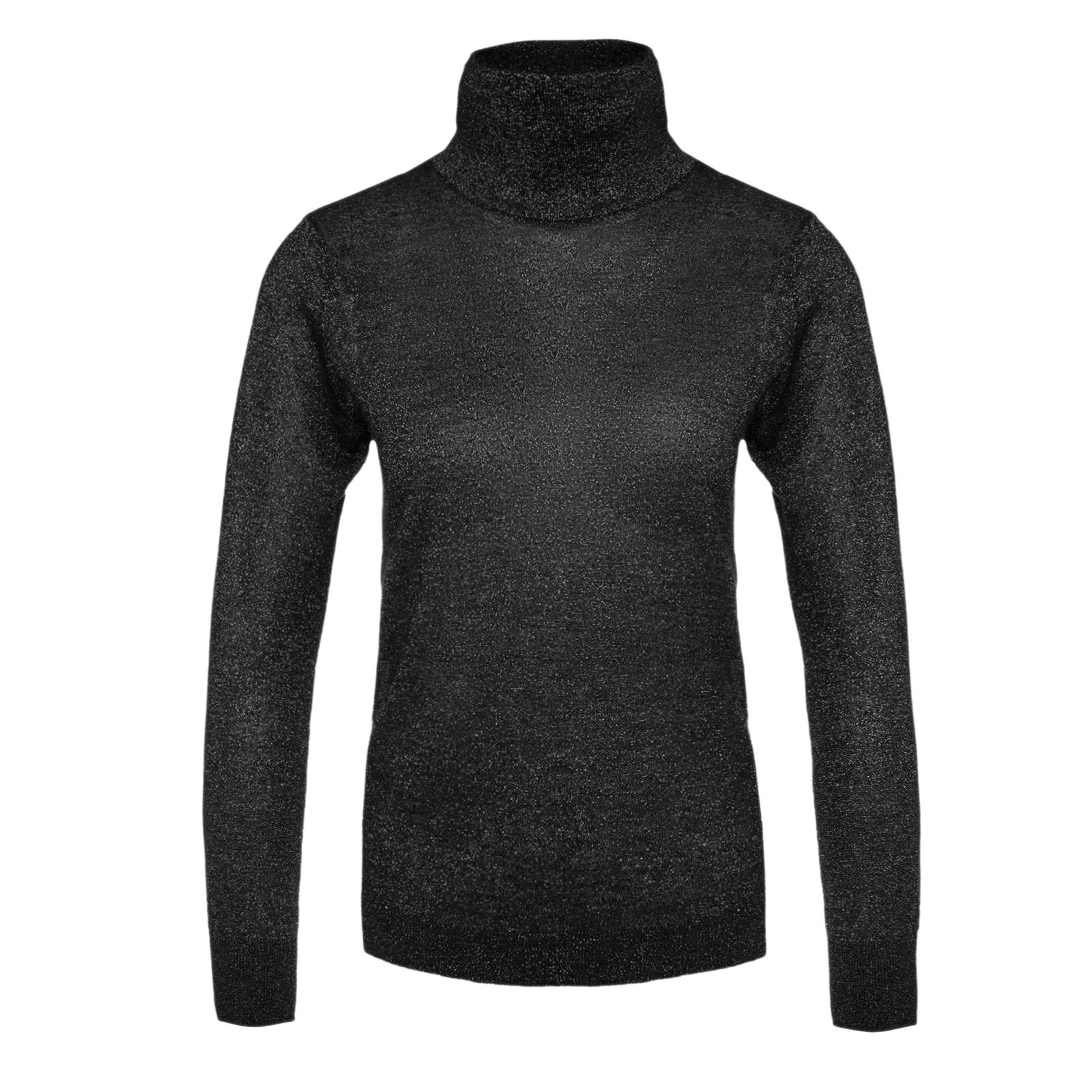 Maglione Lurex collo alto