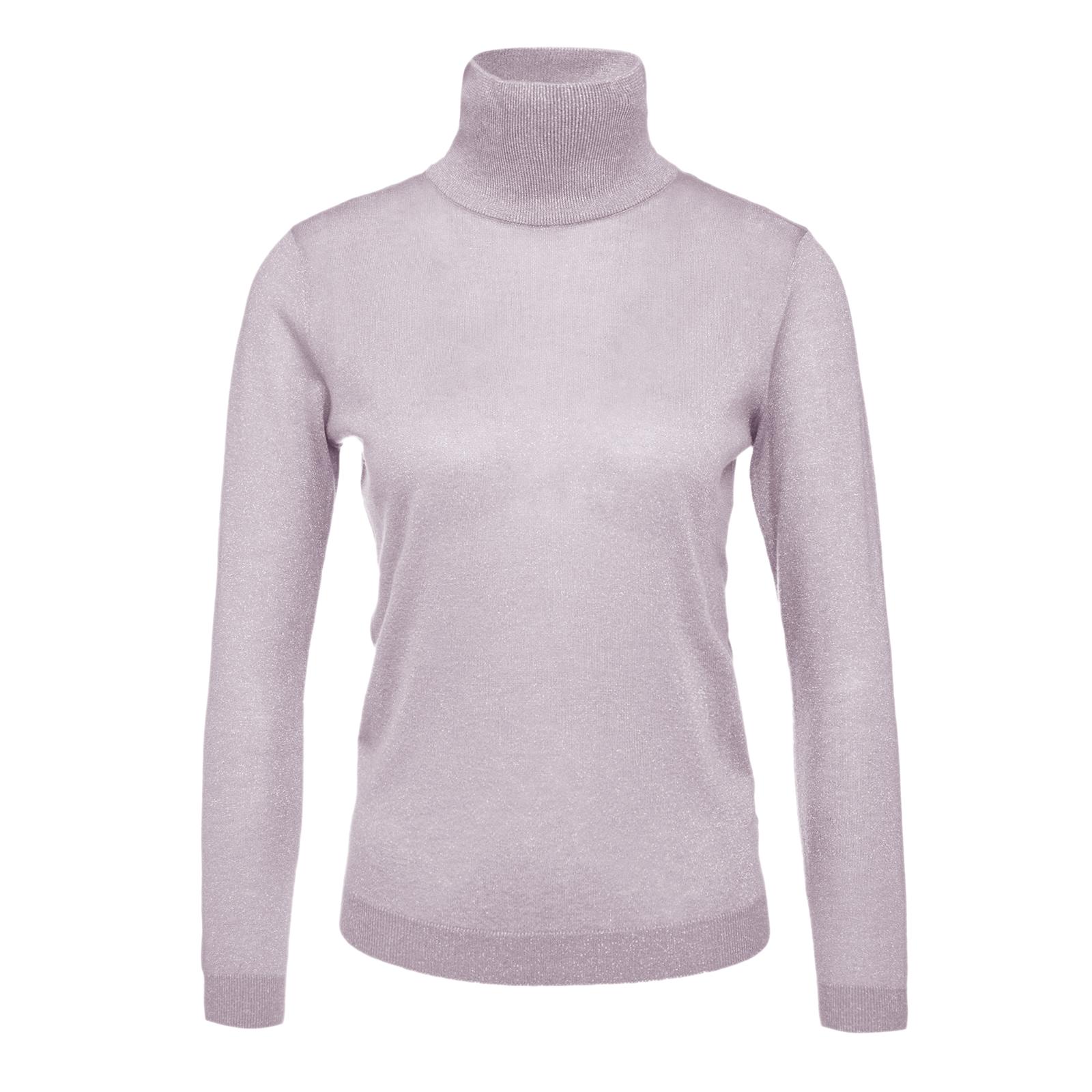 Maglione Lurex collo alto