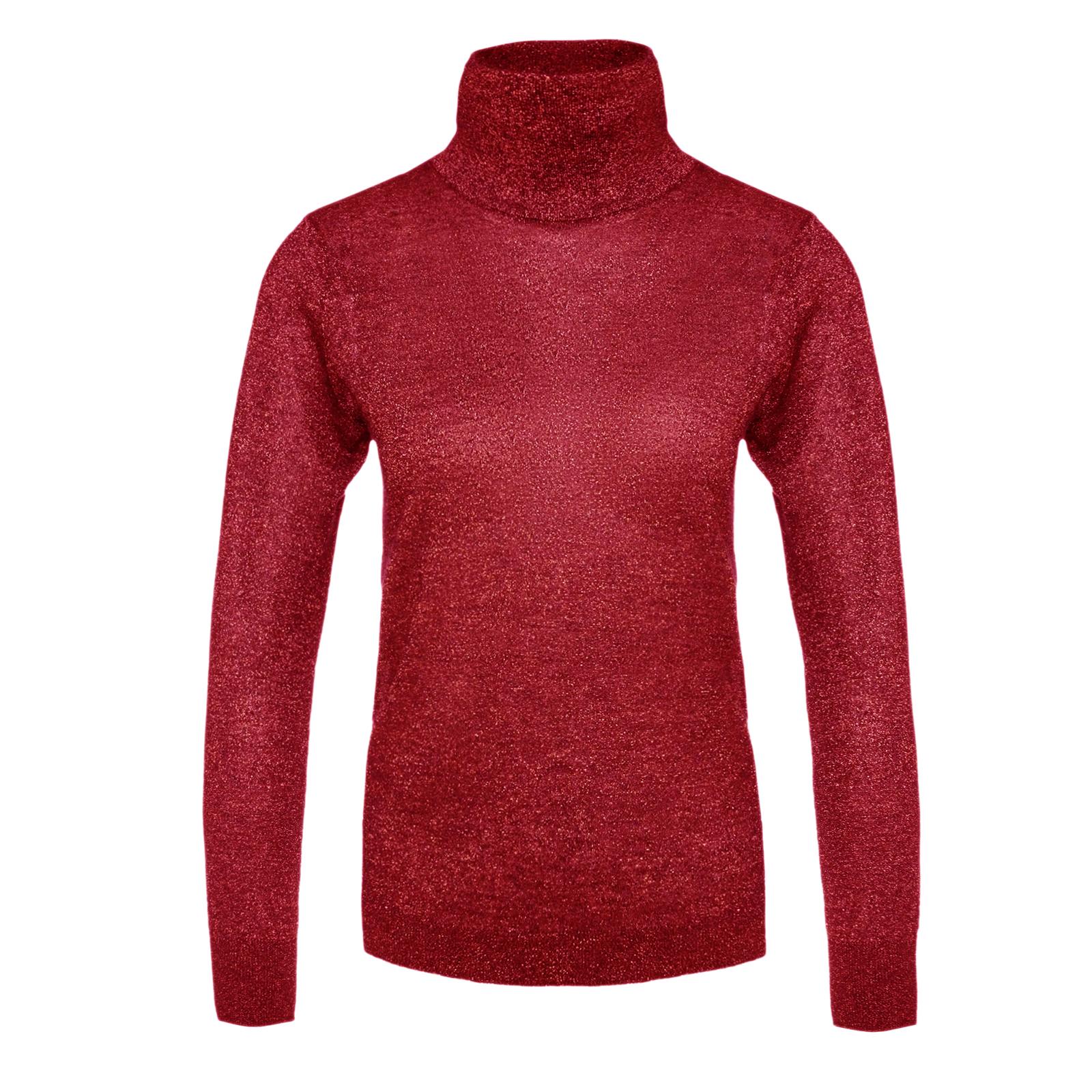 Maglione Lurex collo alto