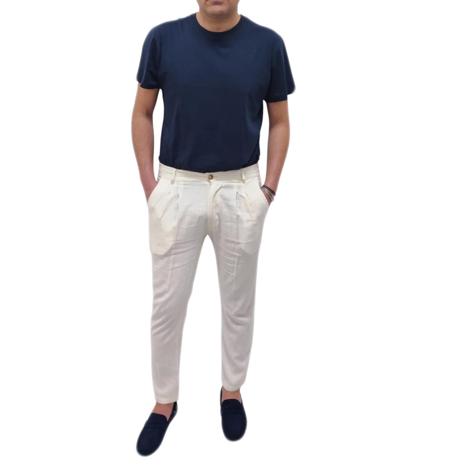 Pantaloni 100% Lino