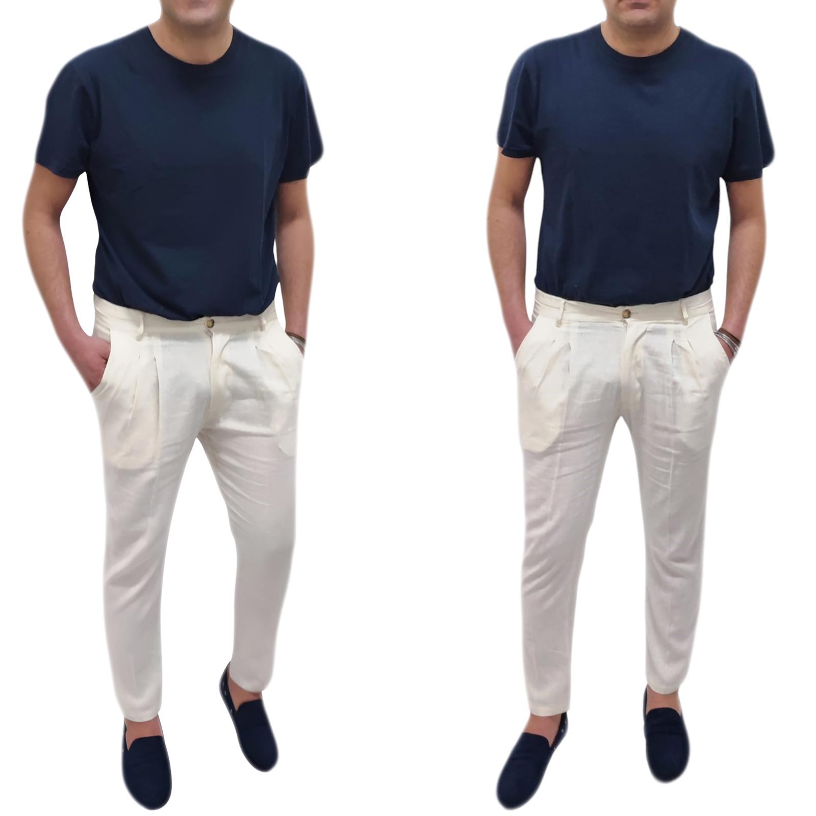 Pantaloni 100% Lino