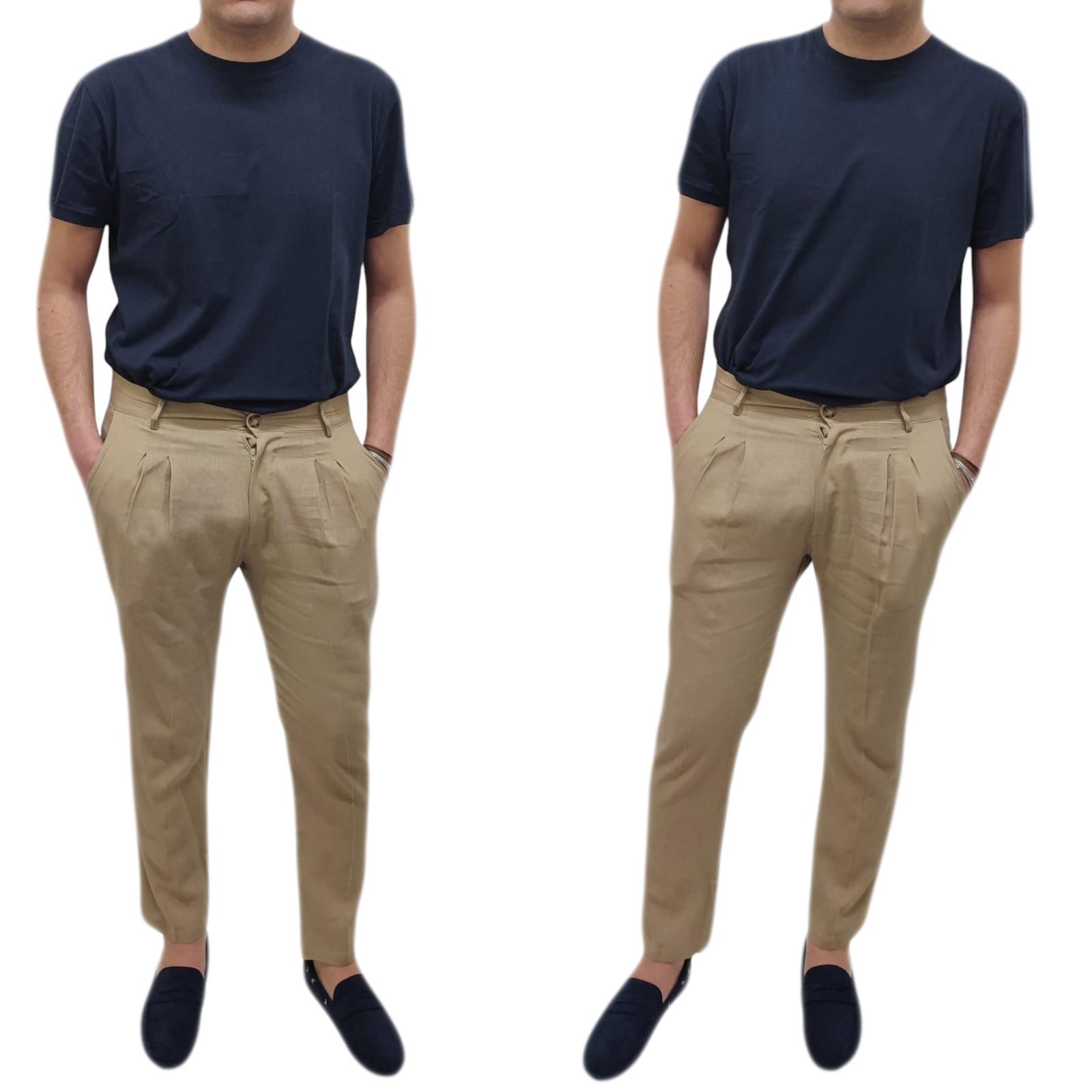 Pantaloni 100% Lino