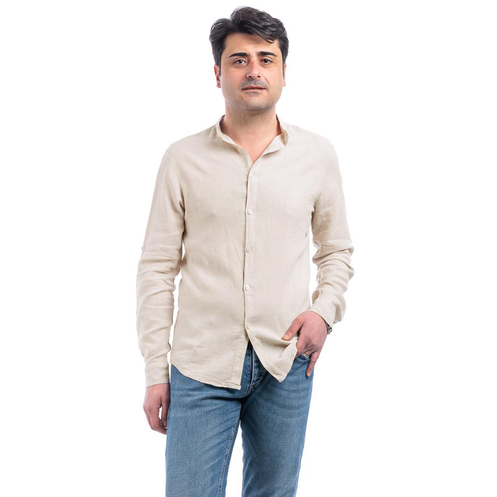 Camicia 100% Lino Coreana