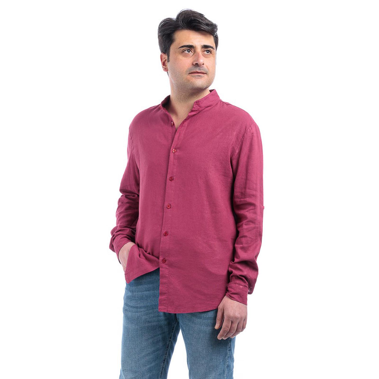 Camicia 100% Lino Coreana