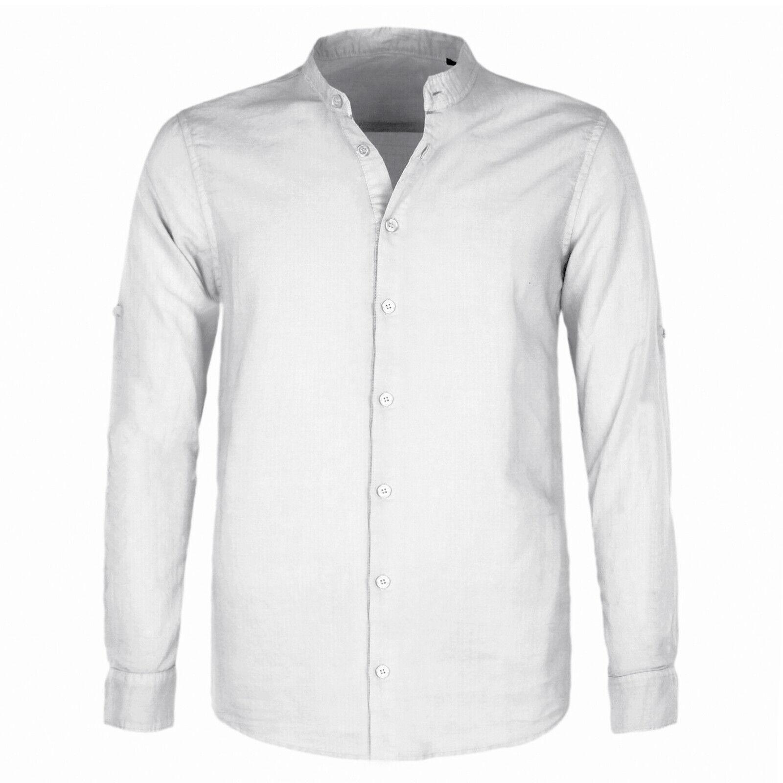 Camicia Lino Coreana Oversize