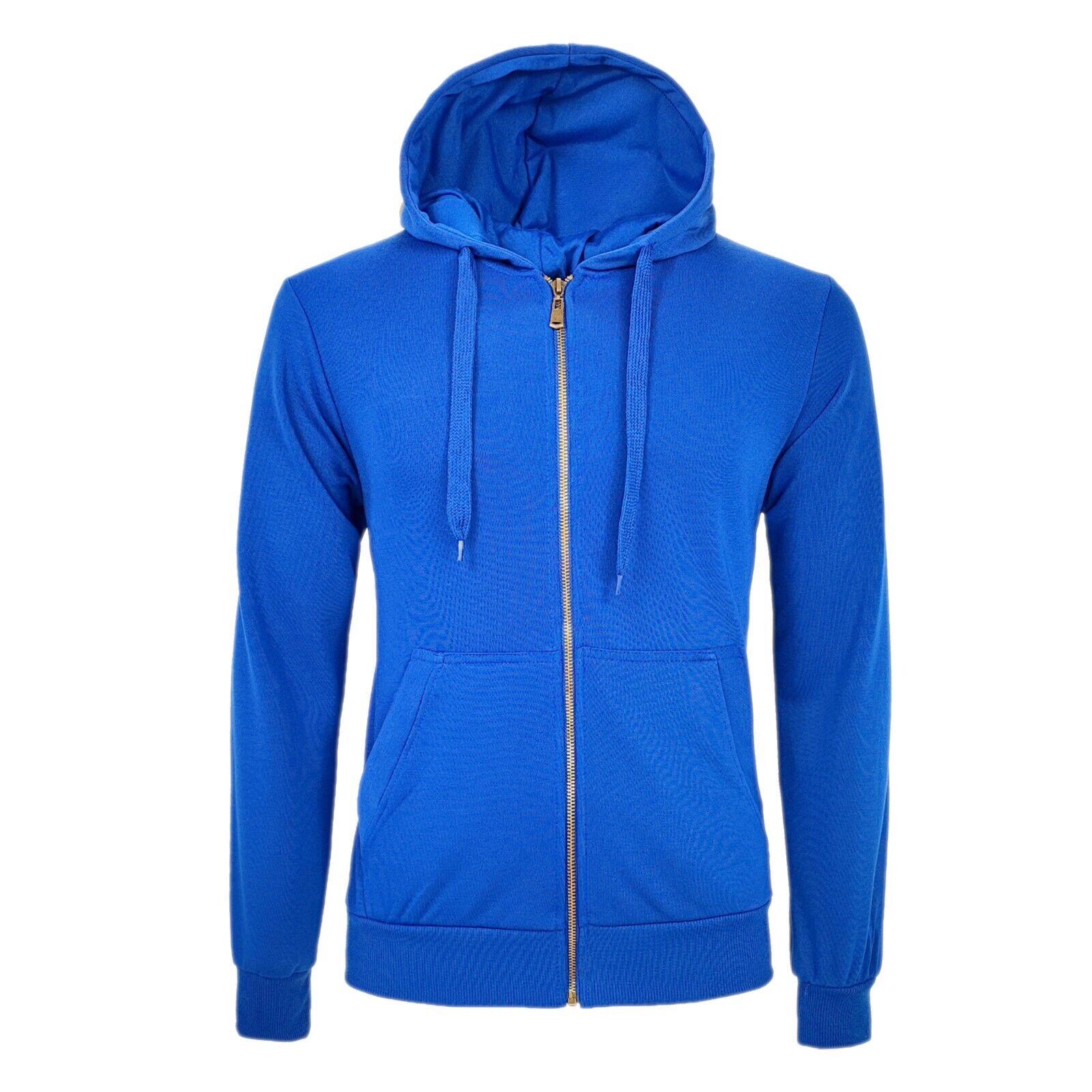 Felpa blu uomo con cappuccio store