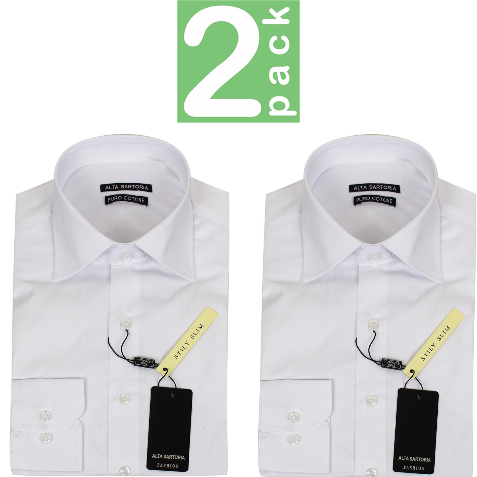 Set 2 PZ Camicia Alta Sartoria