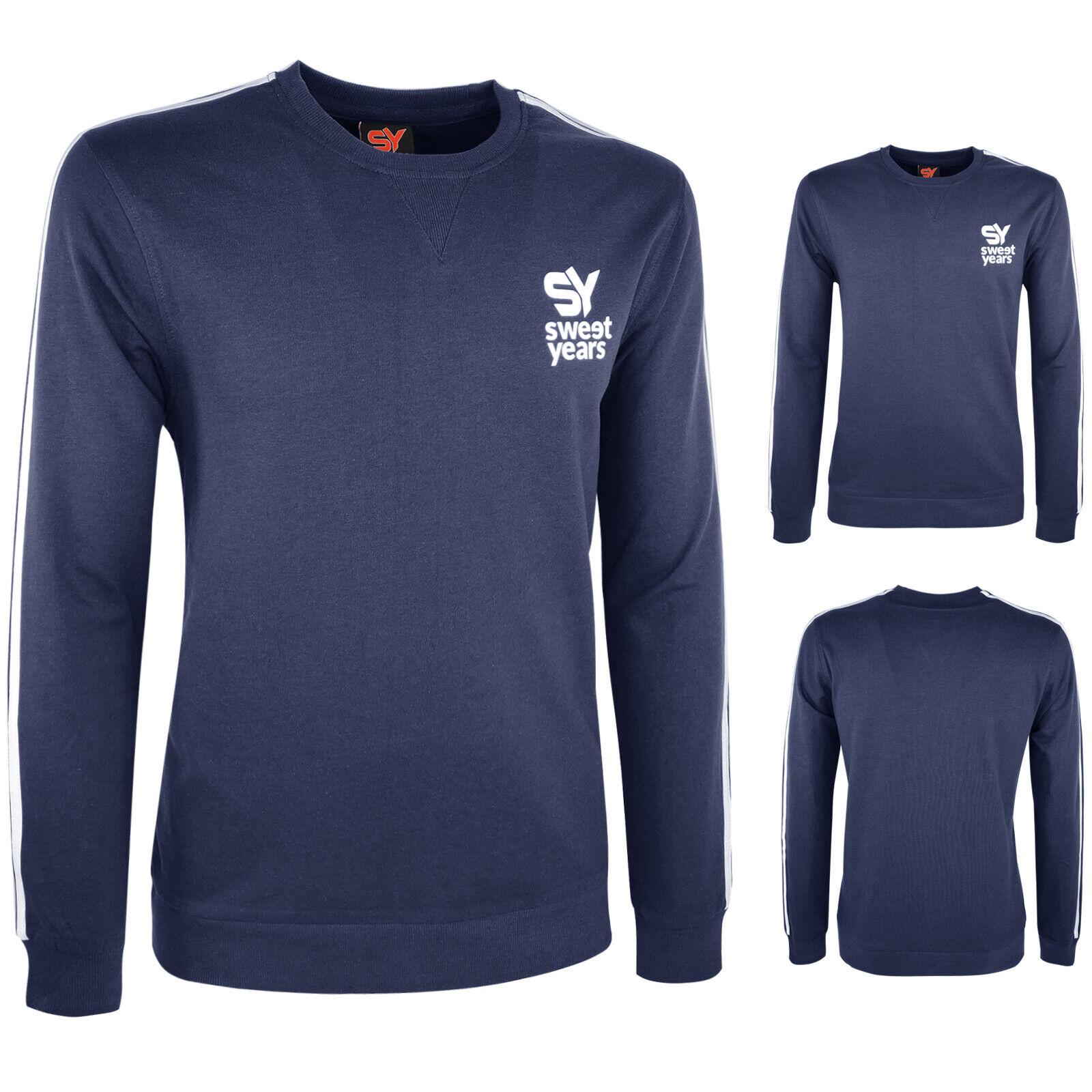 Felpa SWEET YEARS M Blu Girocollo Abbigliamento