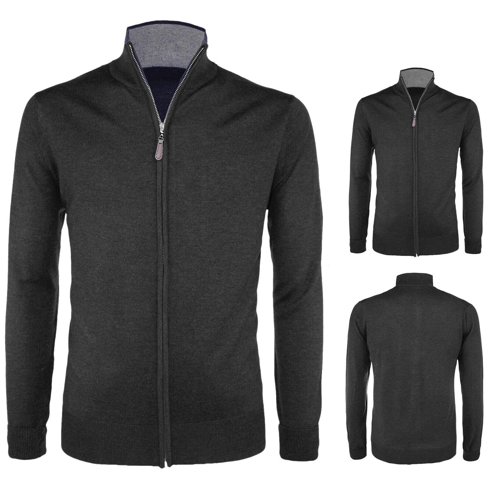 Maglione Zip Lana