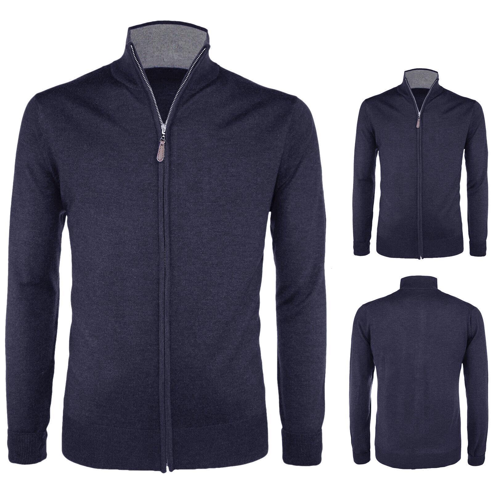 Maglione Zip Lana