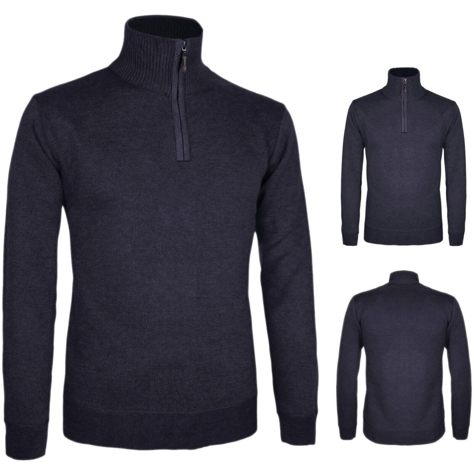 Maglione mezza zip