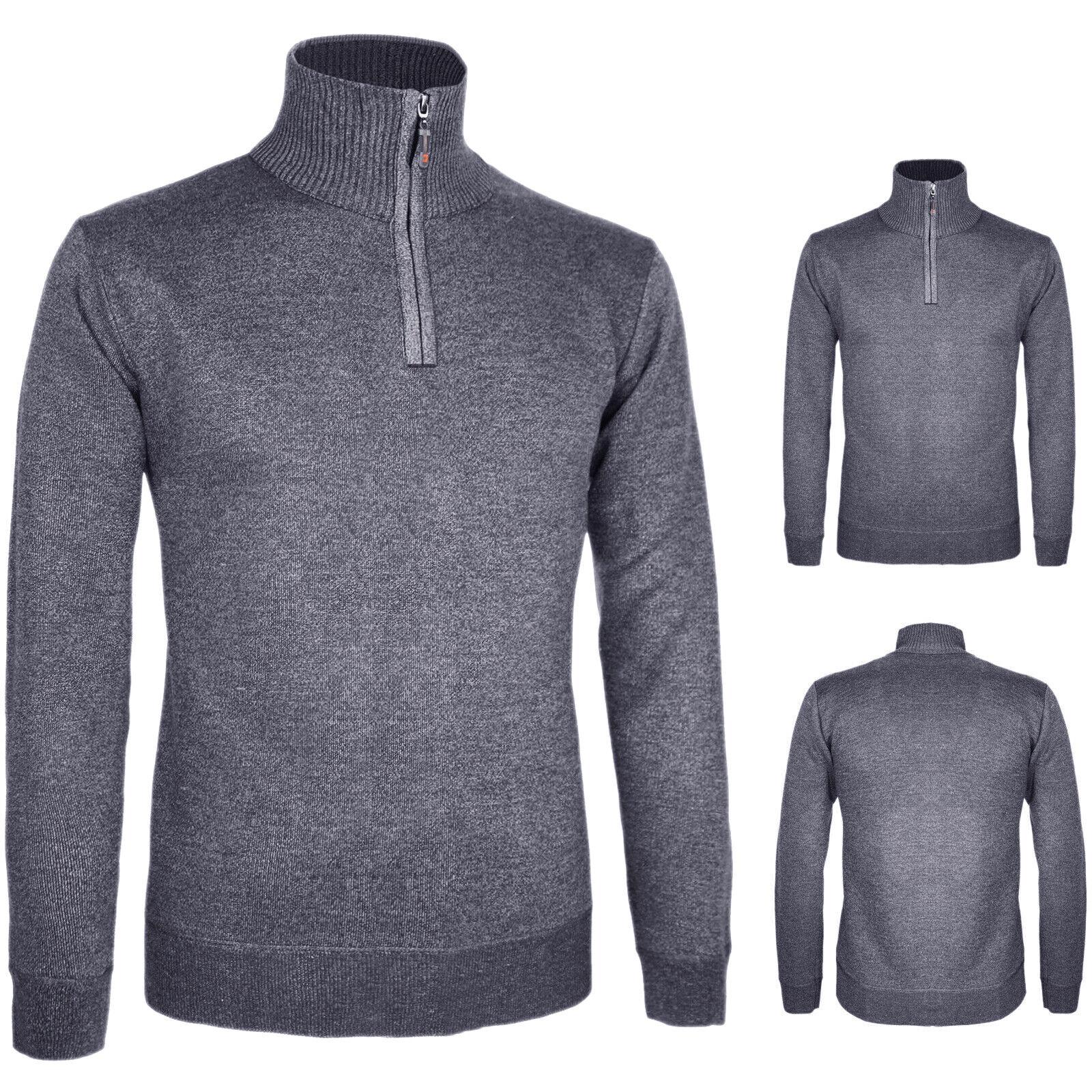 Maglione mezza zip