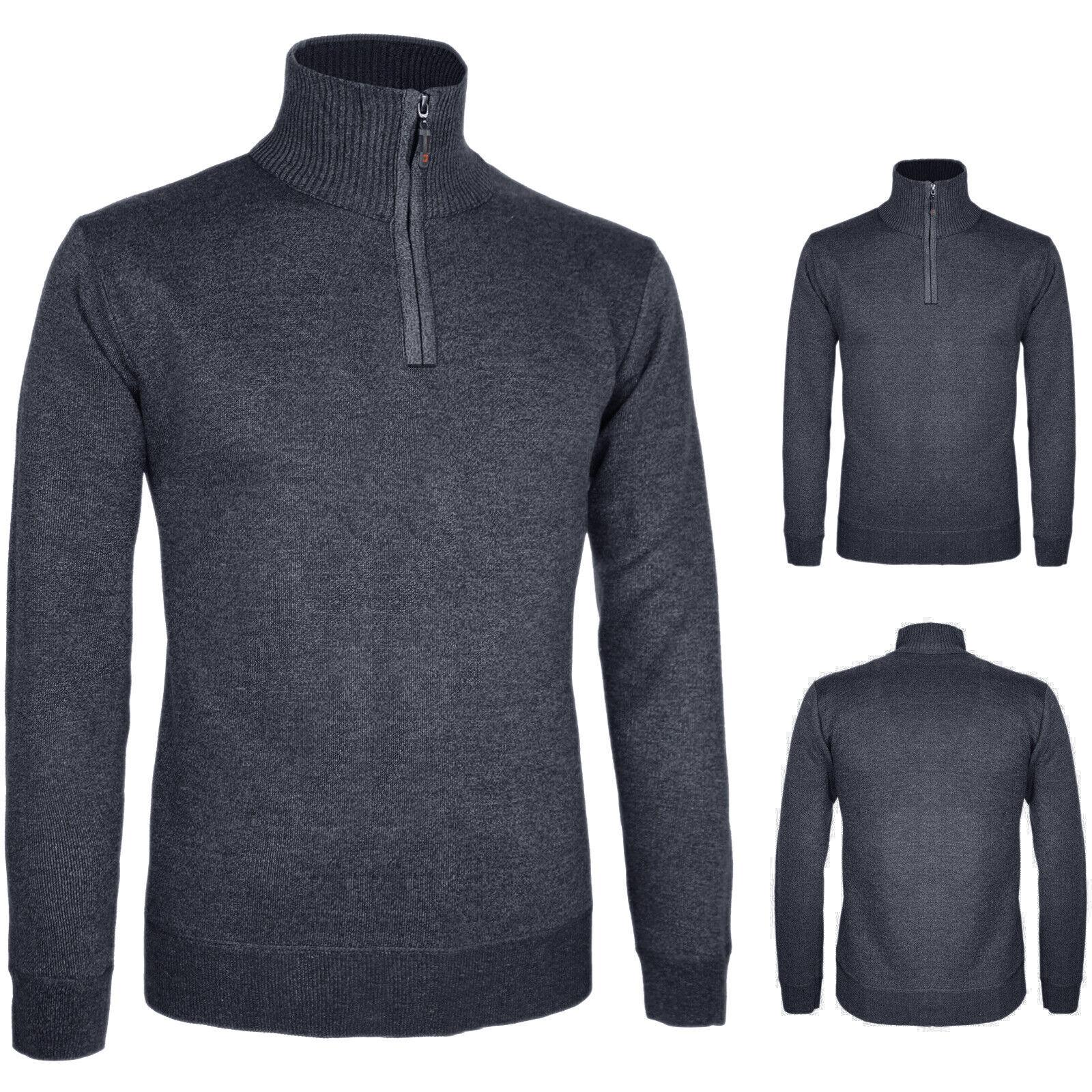 Maglione mezza zip