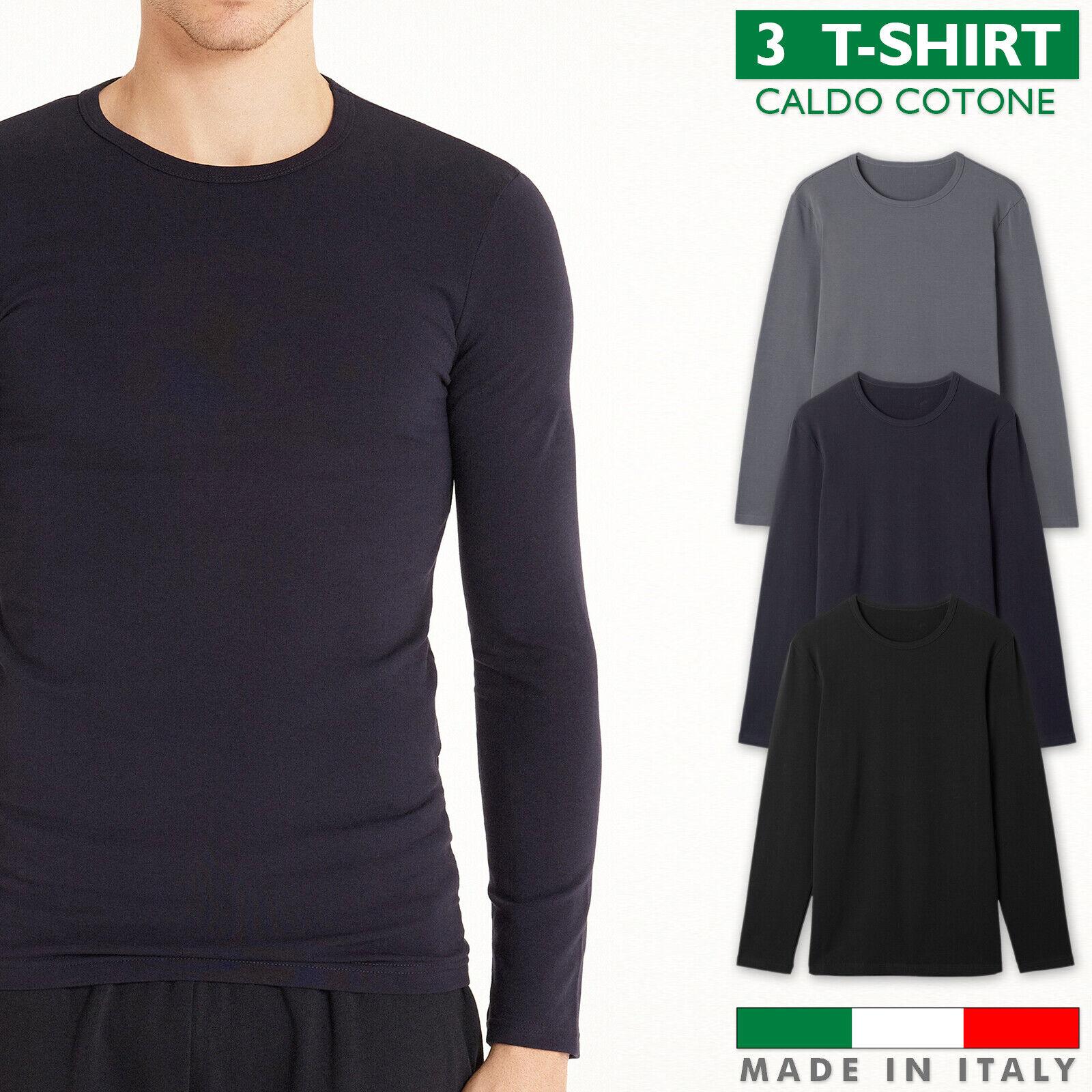 Set 3 PZ T-shirt manica lunga